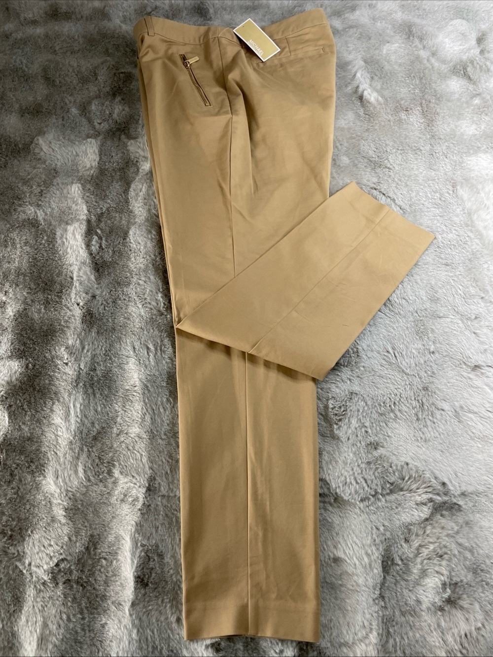 NWT Michael Kors Straight Leg Pants in Tan-0205